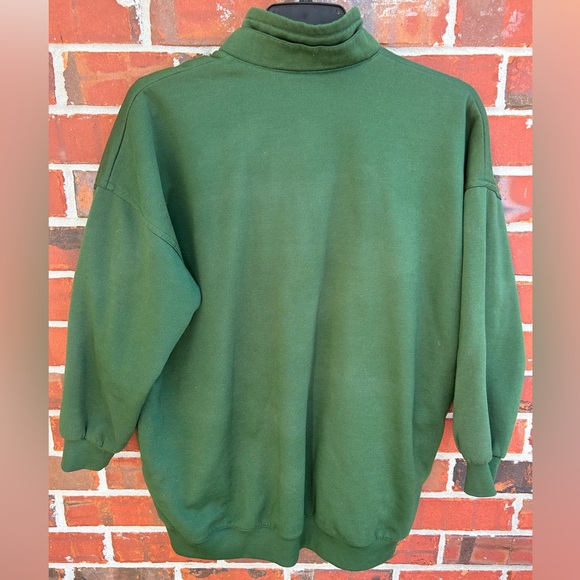 Vintage Misty Valley Long Sleeve Button Down One Size Fits All Green Jacket A-2 - Picture 2 of 5